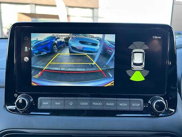 Hyundai KONA 1.6 h-GDi Premium DCT Euro 6 (s/s) 5dr Red