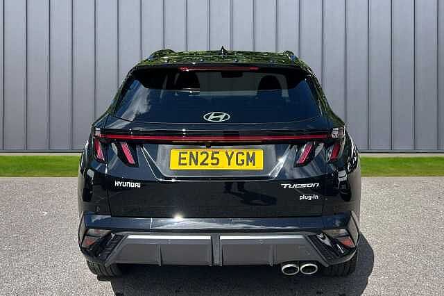 Hyundai TUCSON 1.6 T-GDi 13.8kWh N Line Auto Euro 6 (s/s) 5dr Black