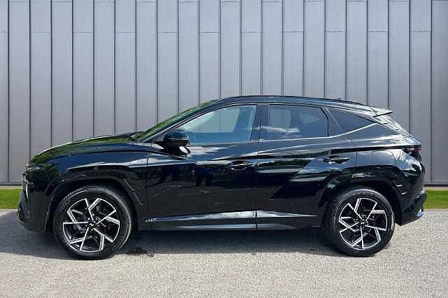 Hyundai TUCSON 1.6 T-GDi 13.8kWh N Line Auto Euro 6 (s/s) 5dr Black