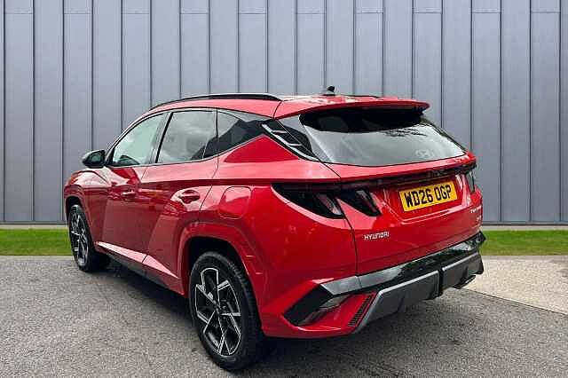 Hyundai TUCSON 1.6T N Line Auto Euro 6 (s/s) 5dr Red