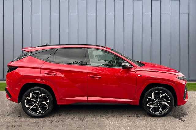 Hyundai TUCSON 1.6T N Line Auto Euro 6 (s/s) 5dr Red
